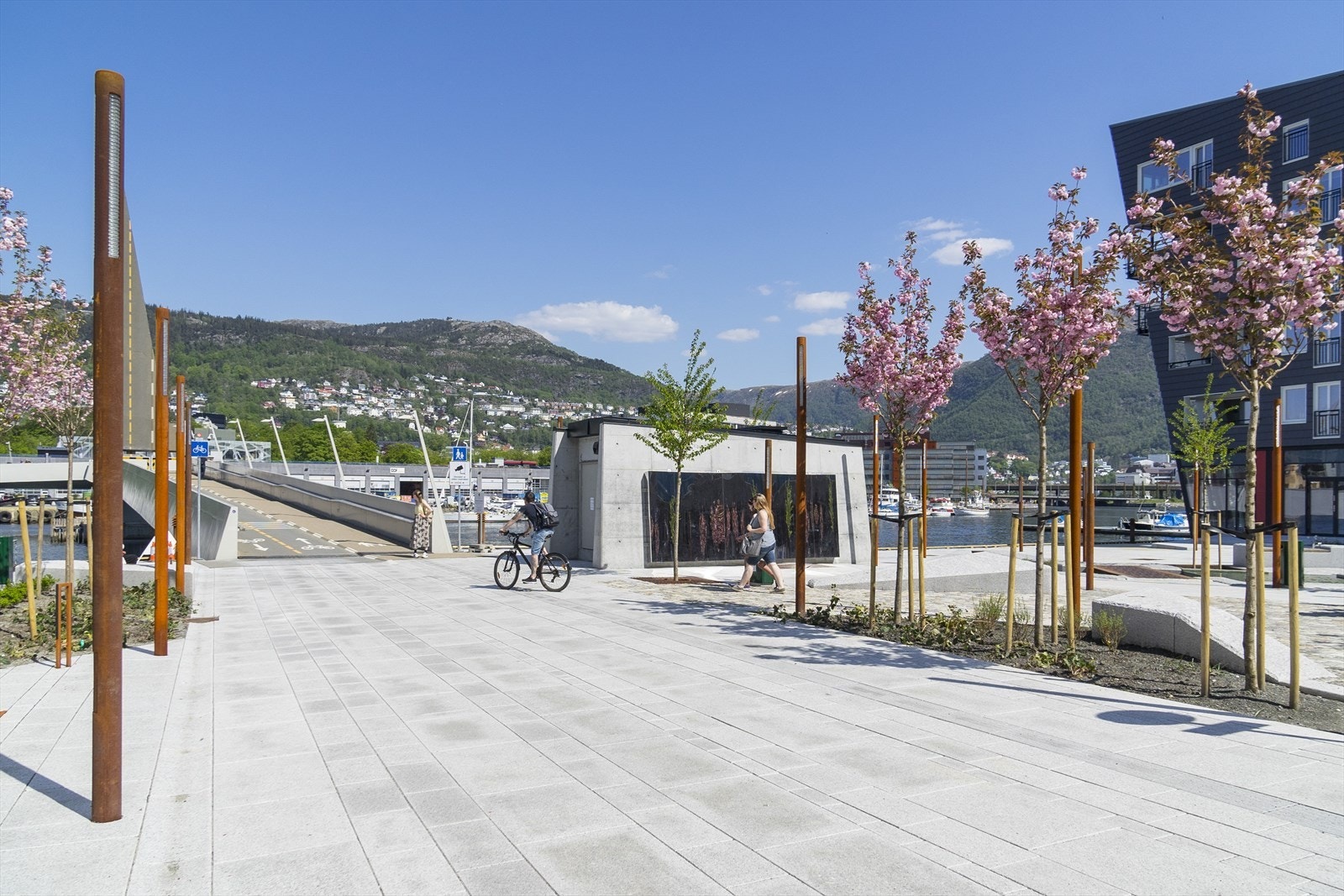 Damsgårdssundet - Plass ved småpudden. Galleribilde