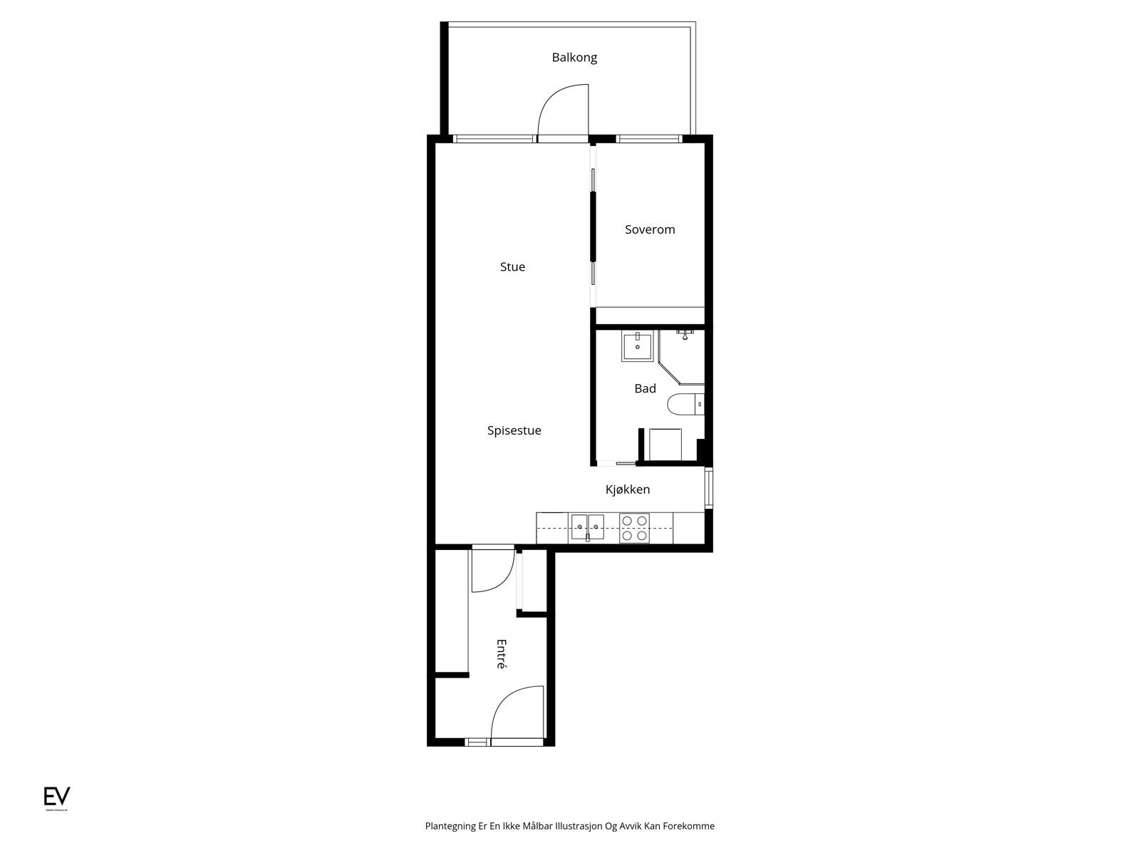 Plantegning 2. etasje Galleribilde