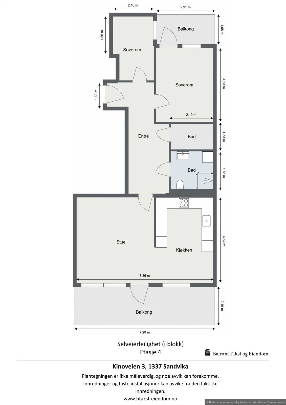 Plantegning Galleribilde