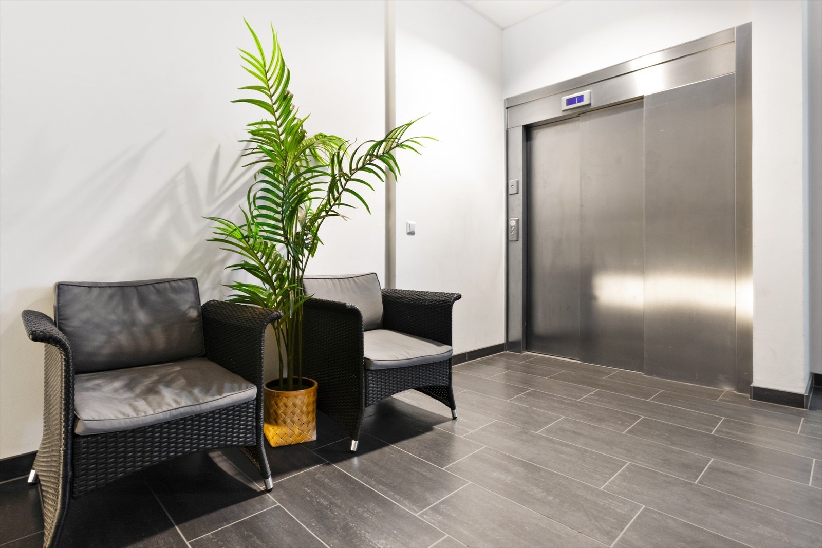 Det er heis i bygget Galleribilde