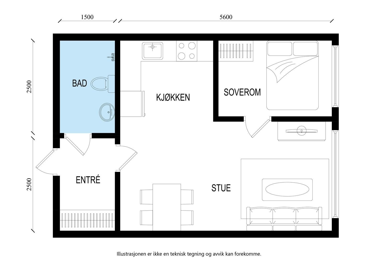 Plantegning Galleribilde