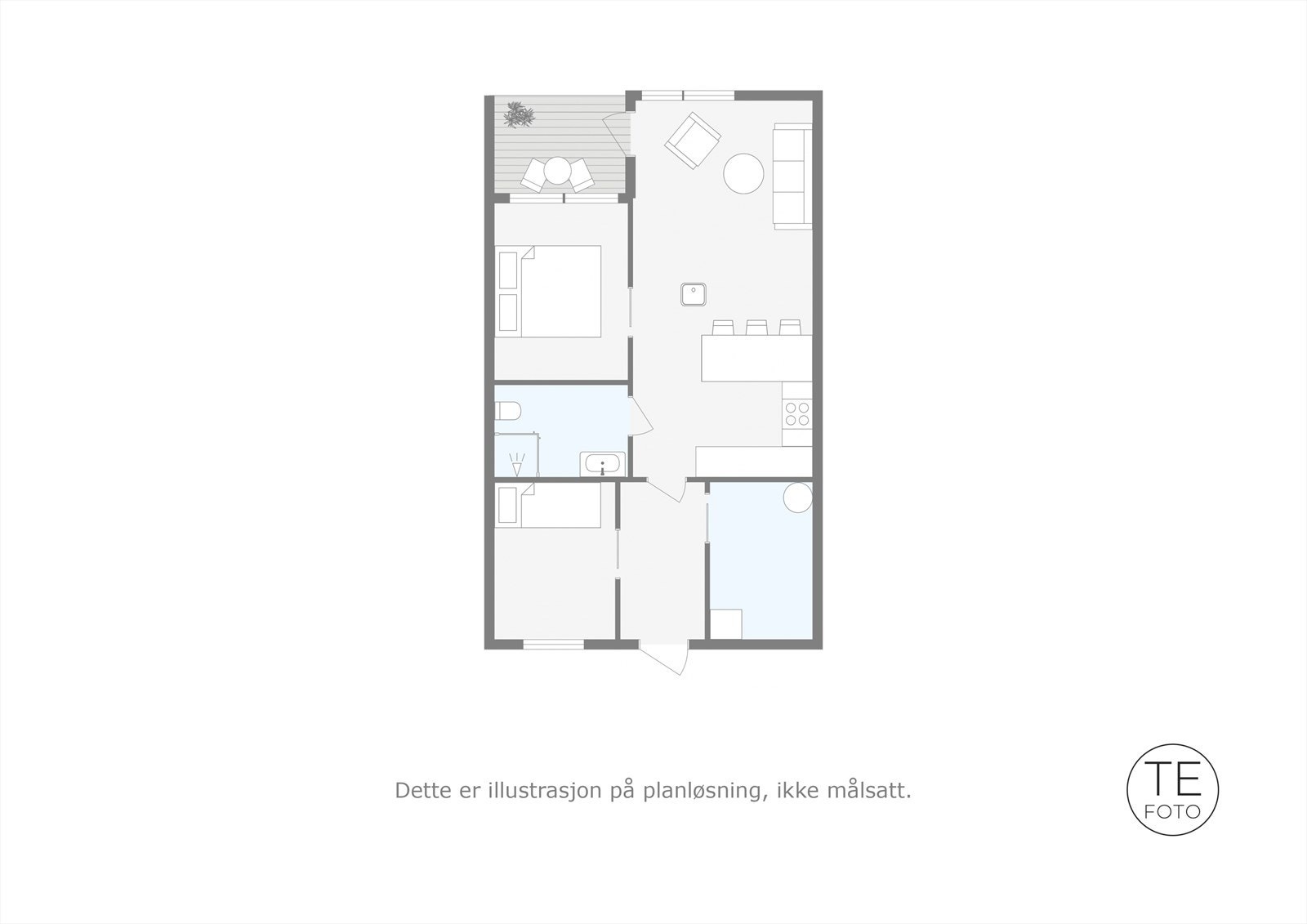 Plantegning Galleribilde