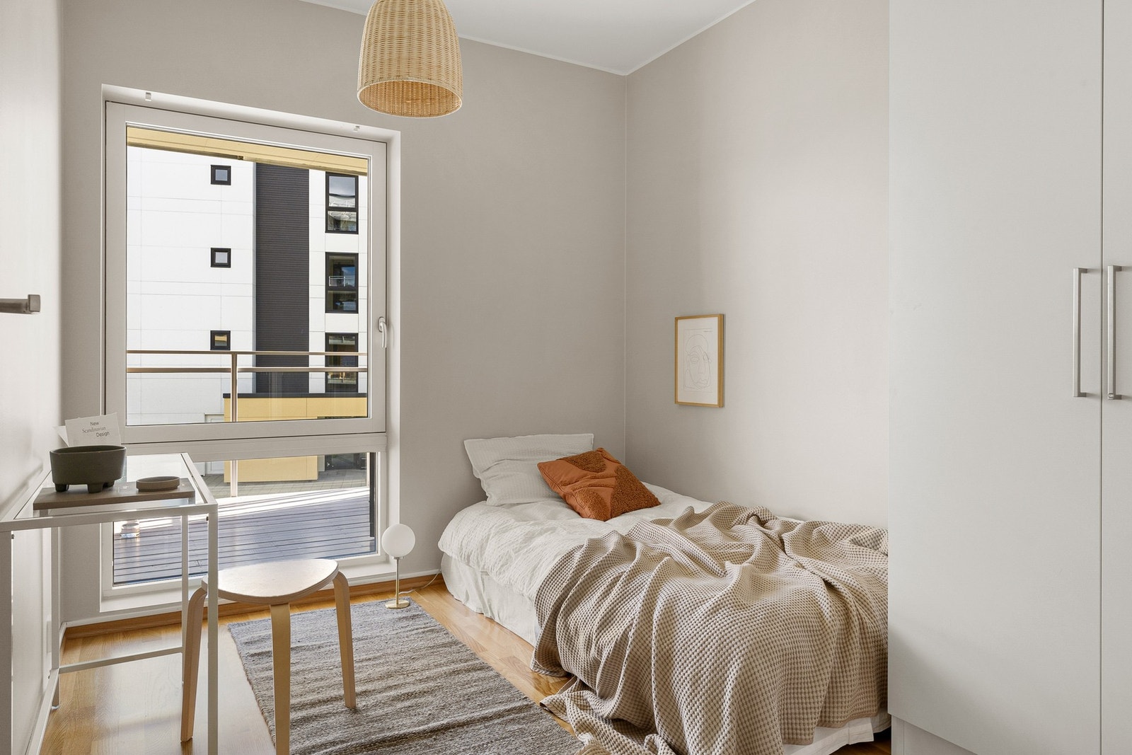 Soverom 2 egner seg godt som barnerom eller gjesterom. Galleribilde