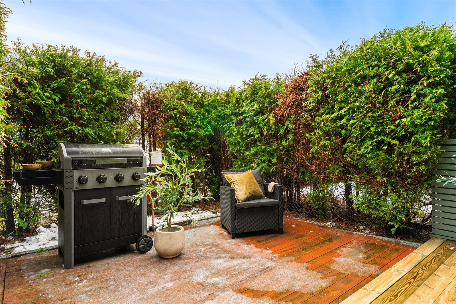 Her kan grillmesteren briljere med kort avstand fra kjøkkenet. Galleribilde