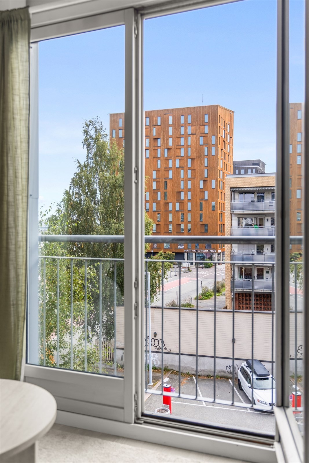 Fransk balkong / luftebalkong Galleribilde