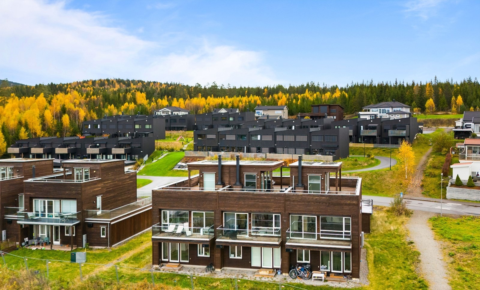 Dette er et moderne kjedehus fra 2019 som holder en gjennomgående høy standard. Galleribilde