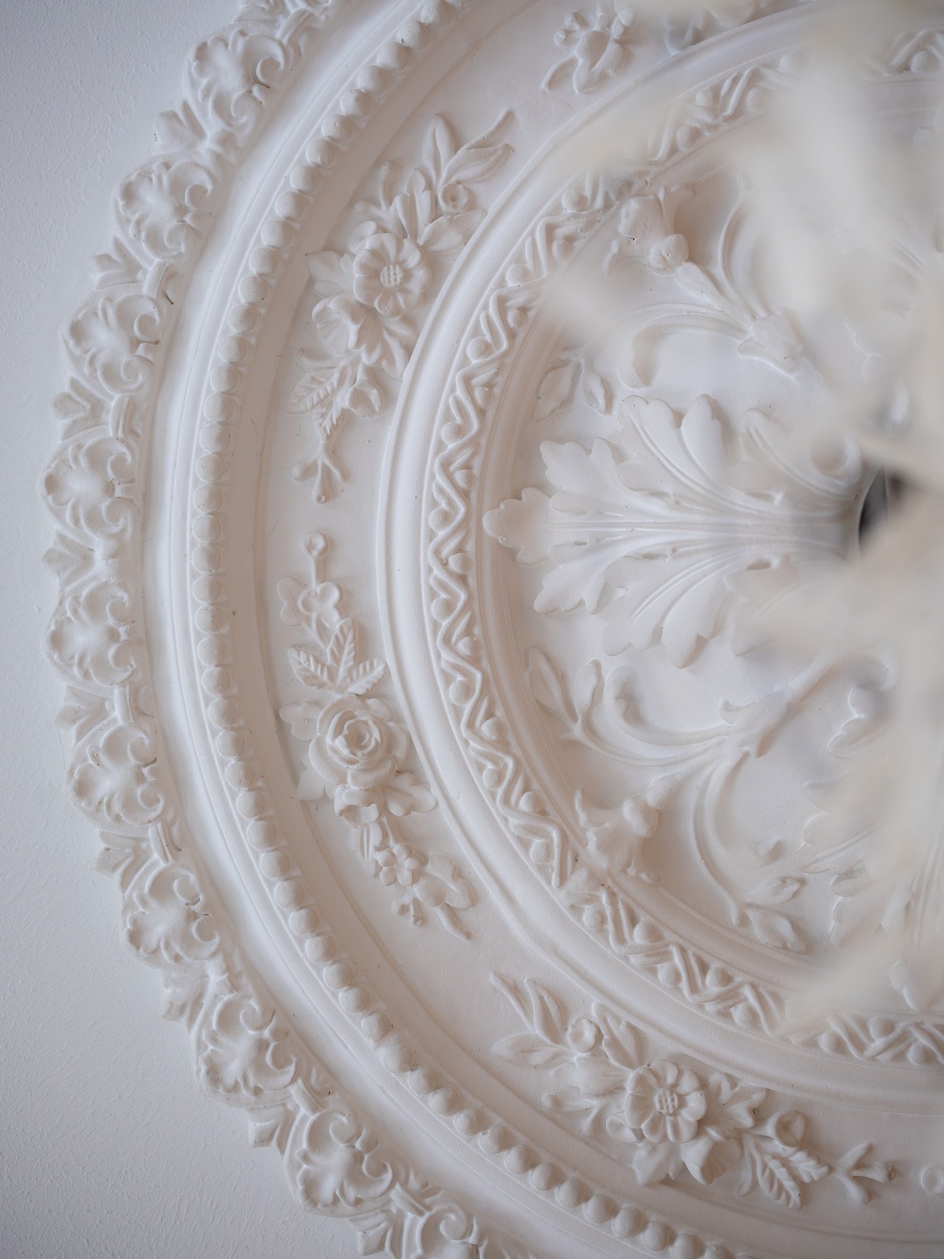 Flotte detaljer som rosett og stukkatur. Galleribilde