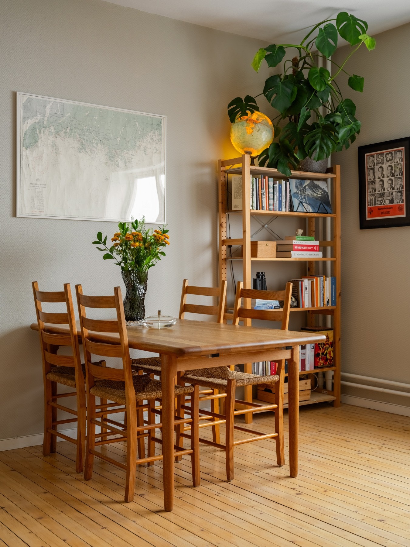 Her er det også plass til enda større spisebord, om du er av typen som liker å invitere til selskap. Galleribilde