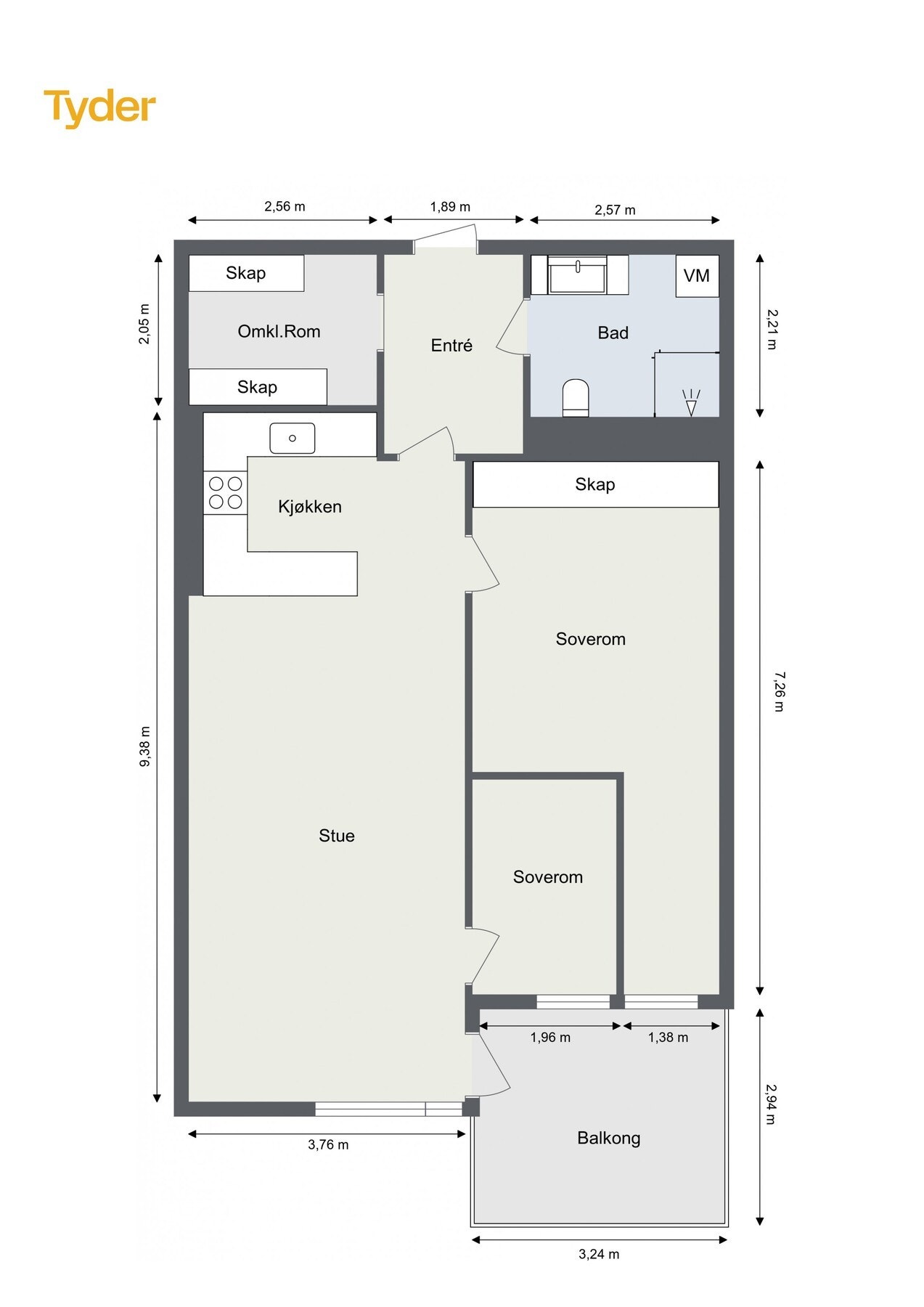 Plantegning. Galleribilde