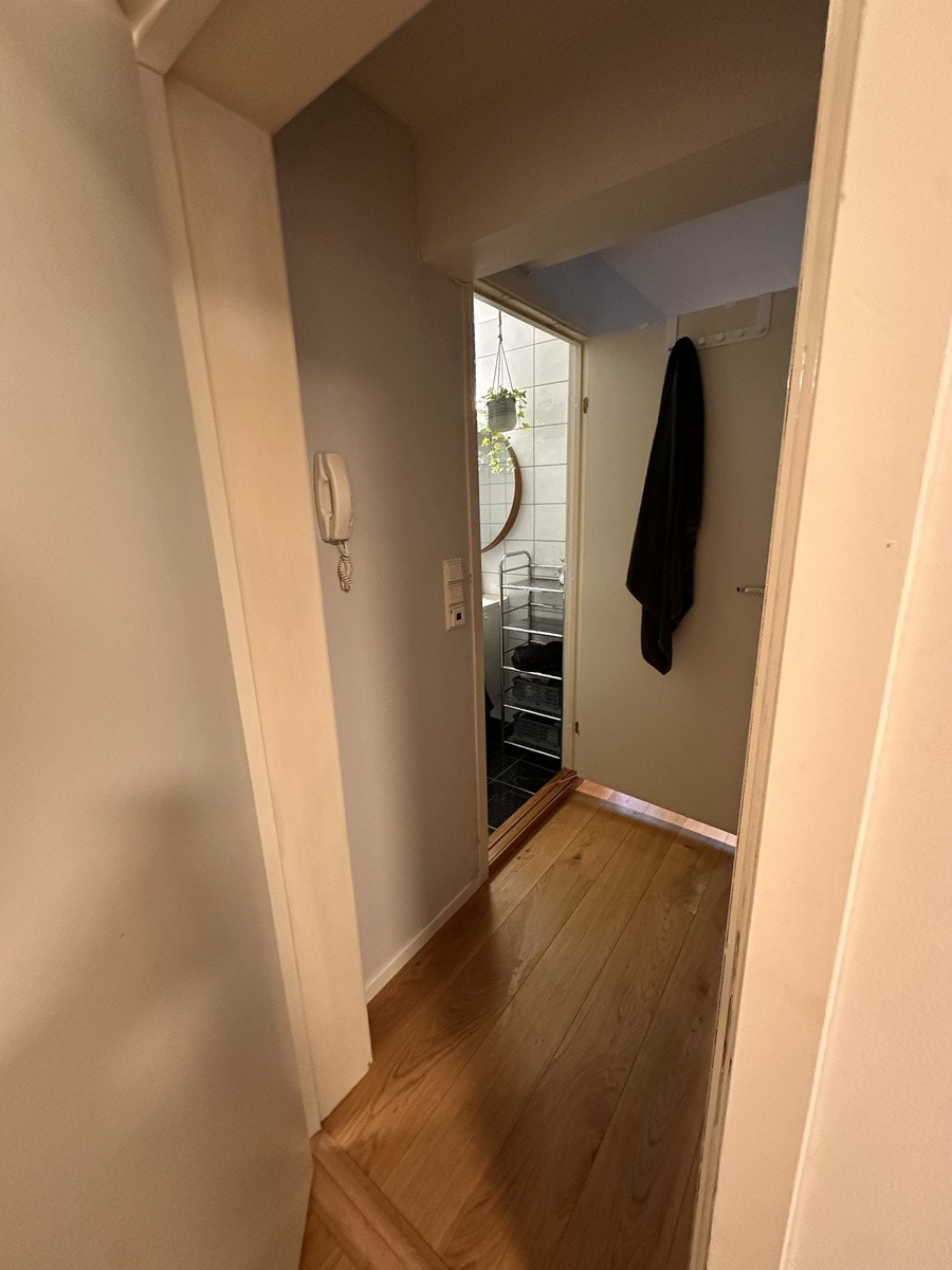 inngangsparti, åpen dør til bad Galleribilde