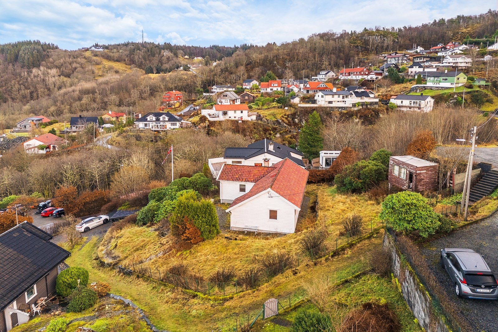 Det er utarbeidet en overvannsrapport fra Byggeadministrasjonen Harald Bjørndal AS, datert 23.11.2023. Galleribilde