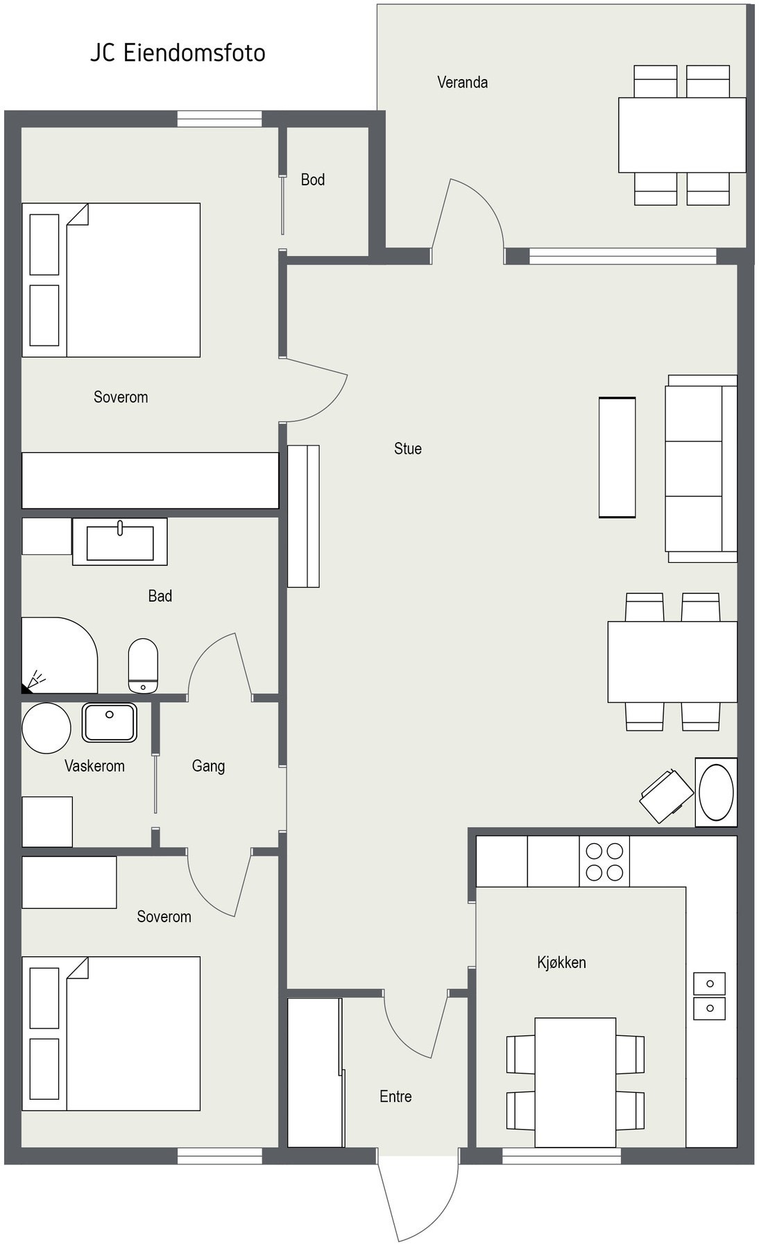 2d plantegning. Galleribilde