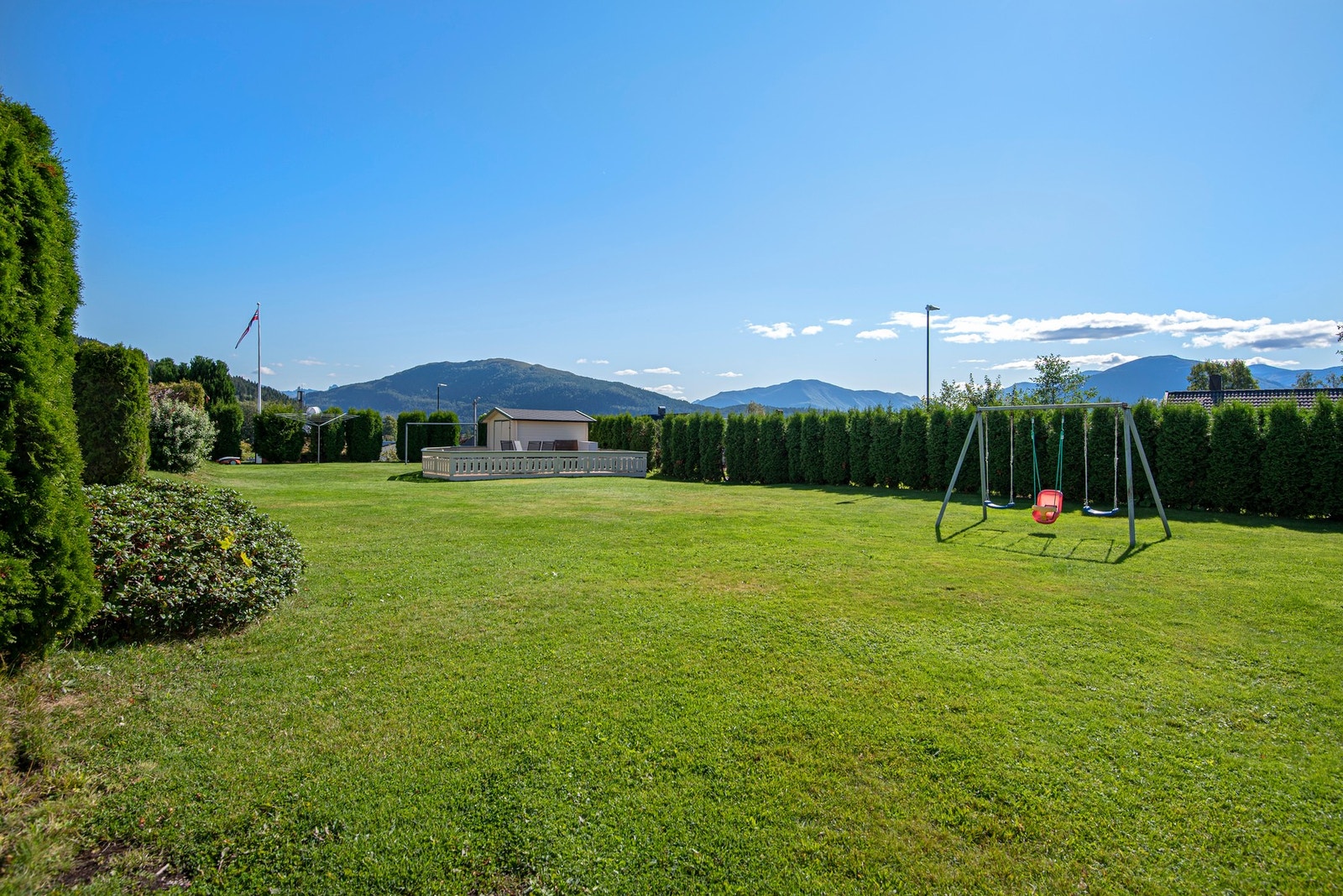 Tomten er felles for sameiet. Galleribilde