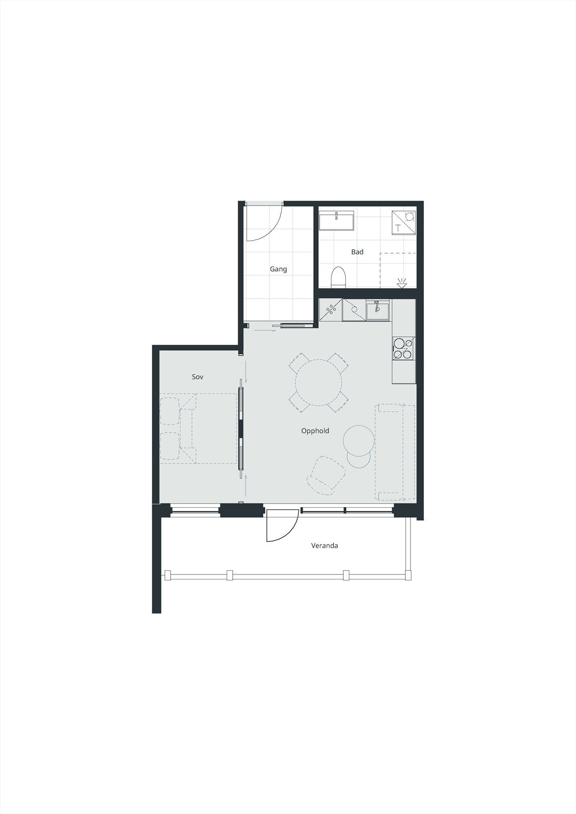 Planløsning Skogshorn 127 Galleribilde