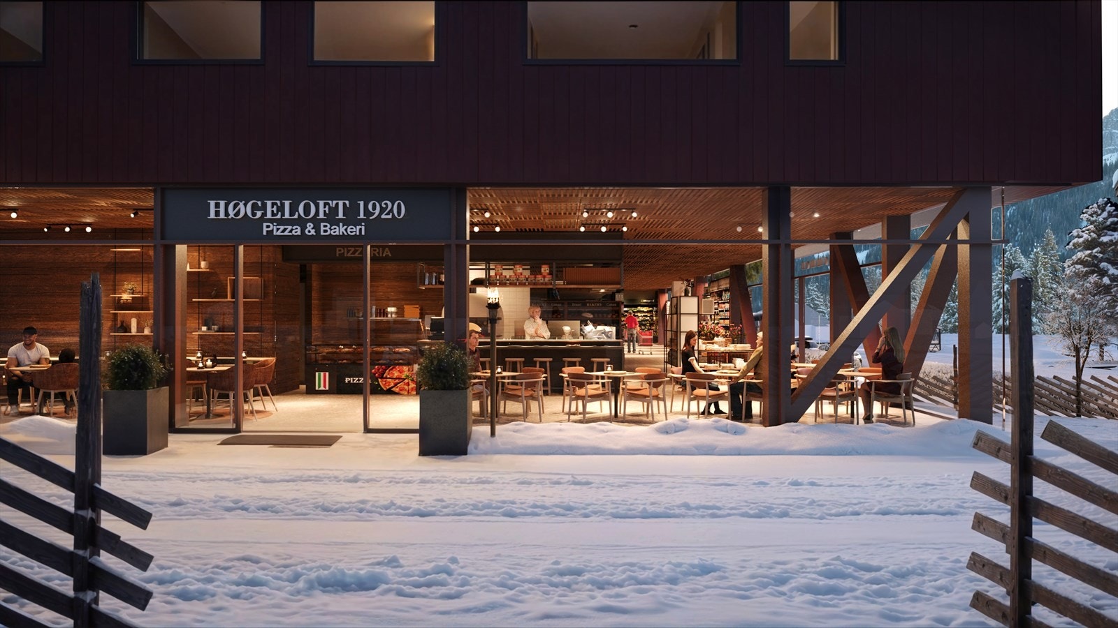 Med dagligvare og servering i Svarthetta har du enkel og tidsbesparende tilgang til det du trenger for komfortabel fritid. Galleribilde