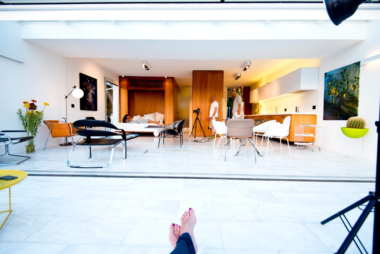 Foto av vårt prosjekt Case Study House som vi utførte på nabobolig Galleribilde