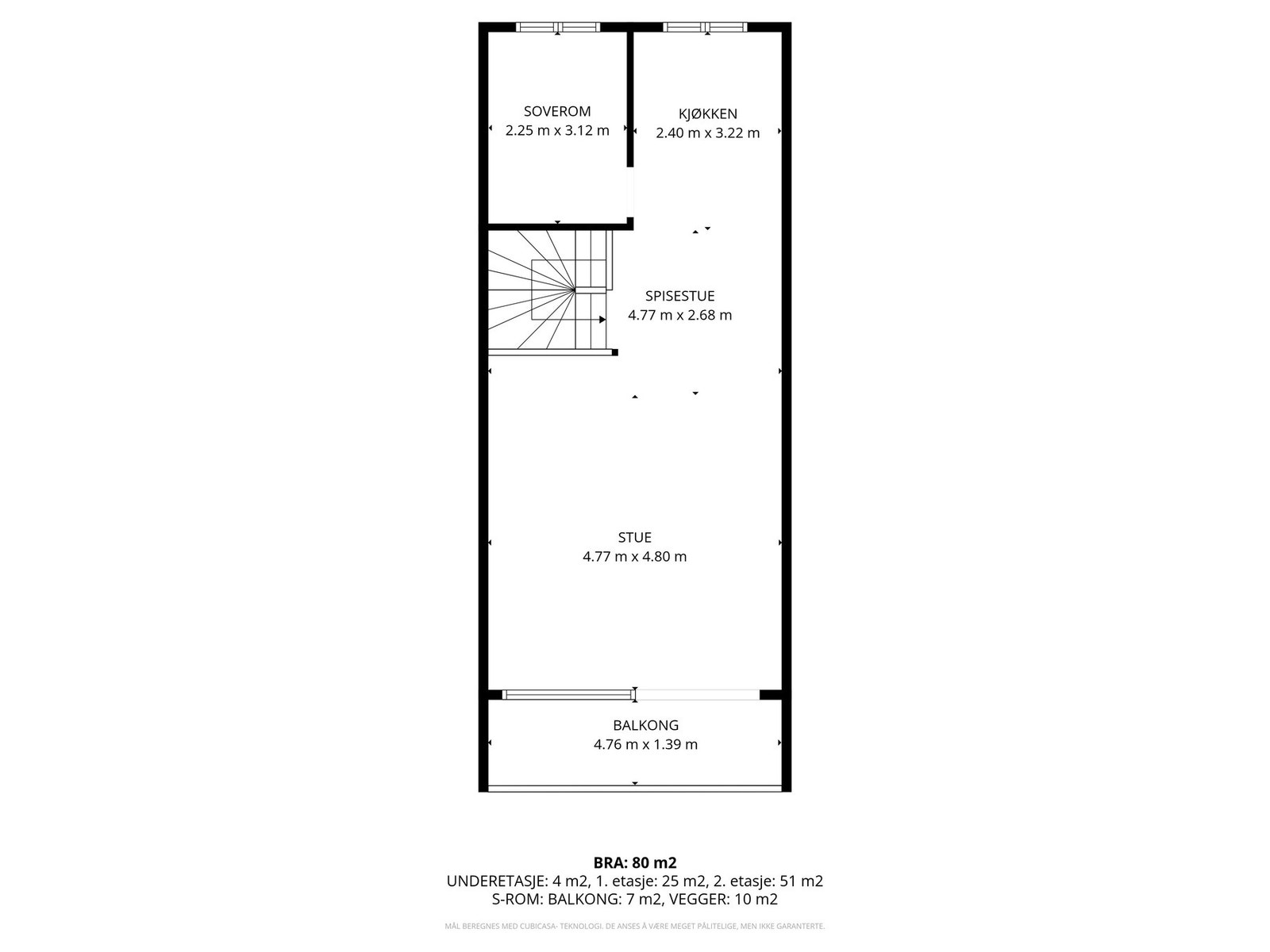 Plantegning tredje etasje Galleribilde