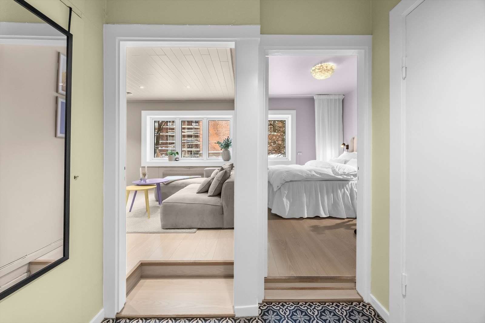 Soverommet ligger fint til ved entreen. Galleribilde