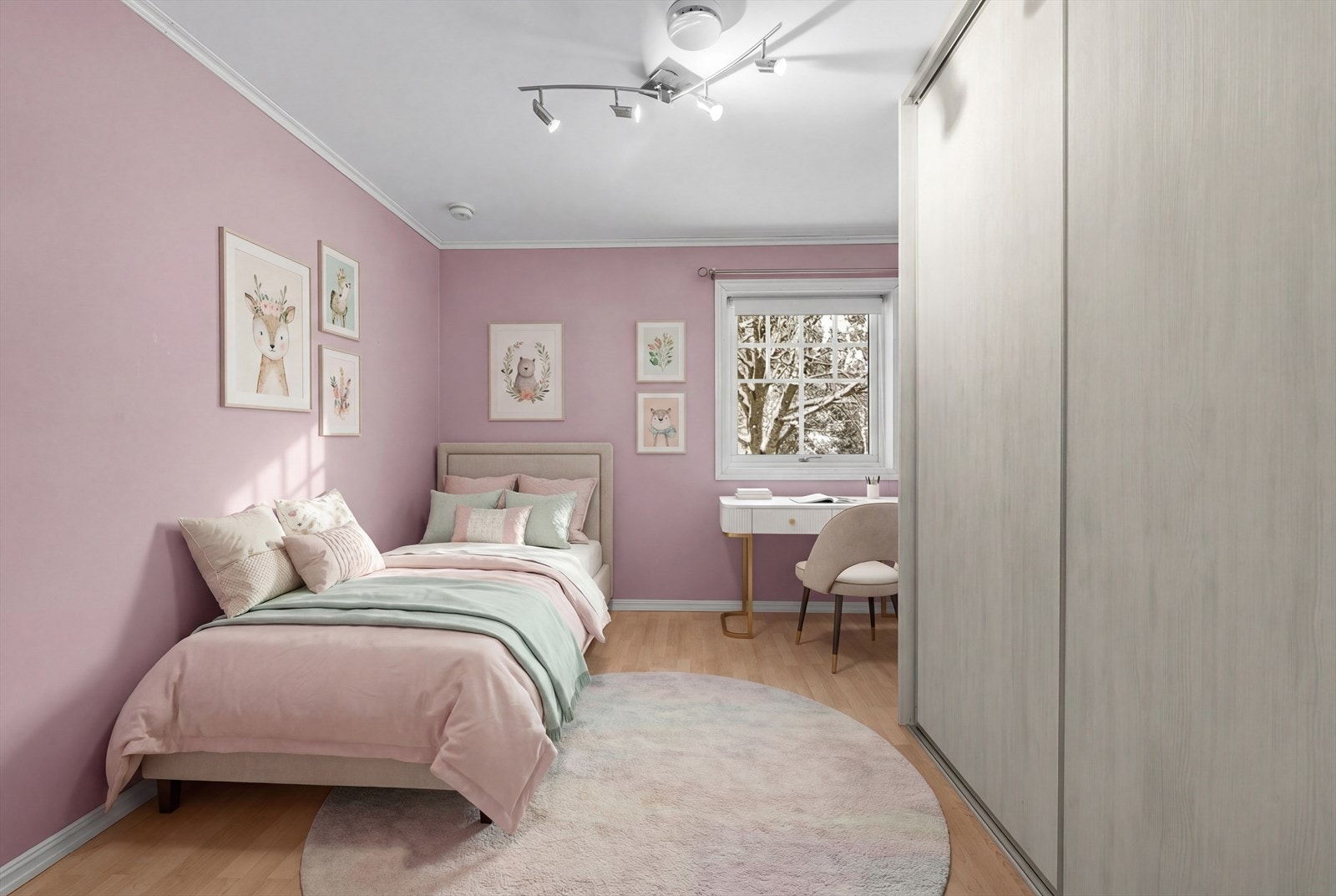 Soverommene har god plass til både klesoppbevaring, seng, og annet enkelt møblement. Galleribilde