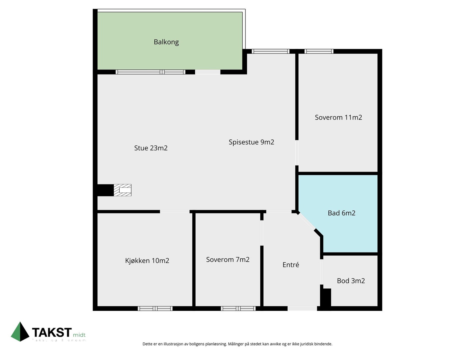 Planskisse Galleribilde