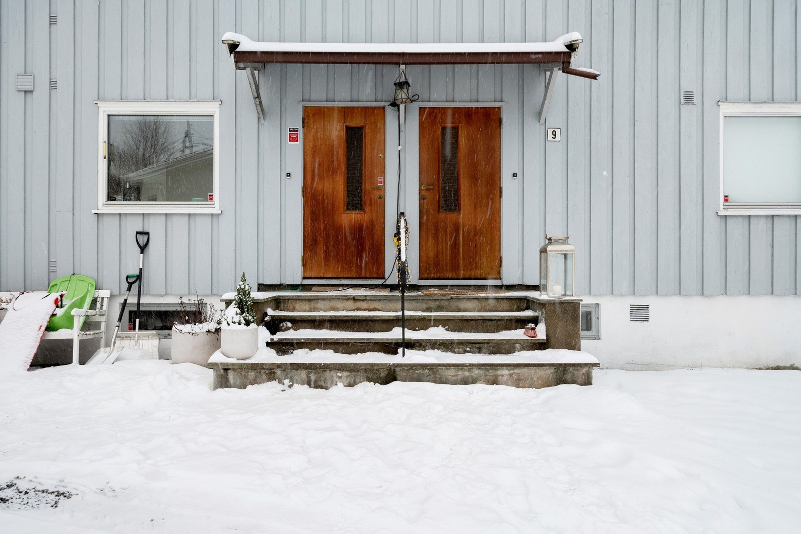 Egen inngangsdør til denne seksjonen. Galleribilde