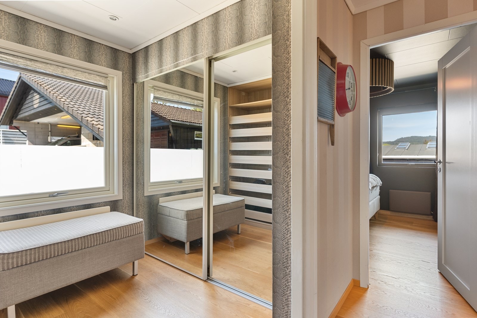 Tidligere soverom har blitt garderoberom. Galleribilde