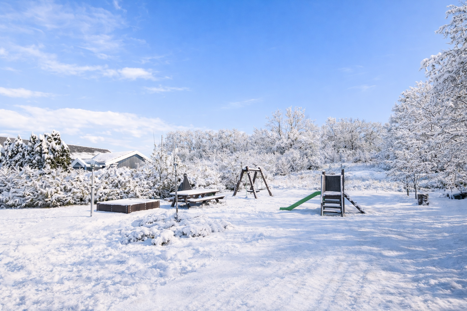 Fellesområde med lekeplass. Galleribilde