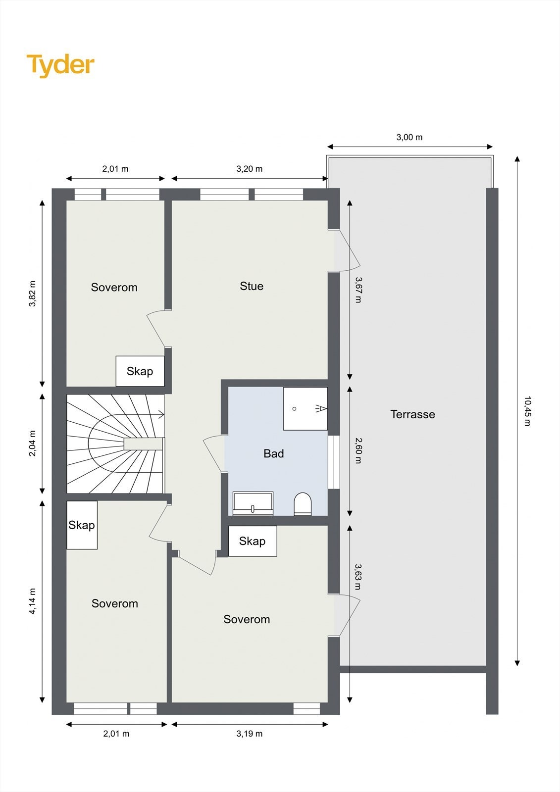 Plantegning 2. etasje. Galleribilde