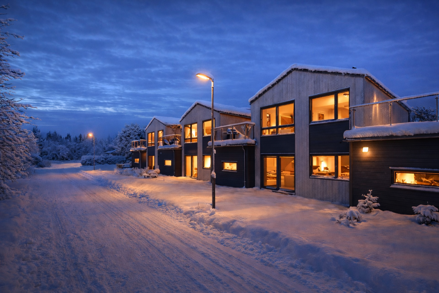 Boligen ligger i et rolig område. Galleribilde