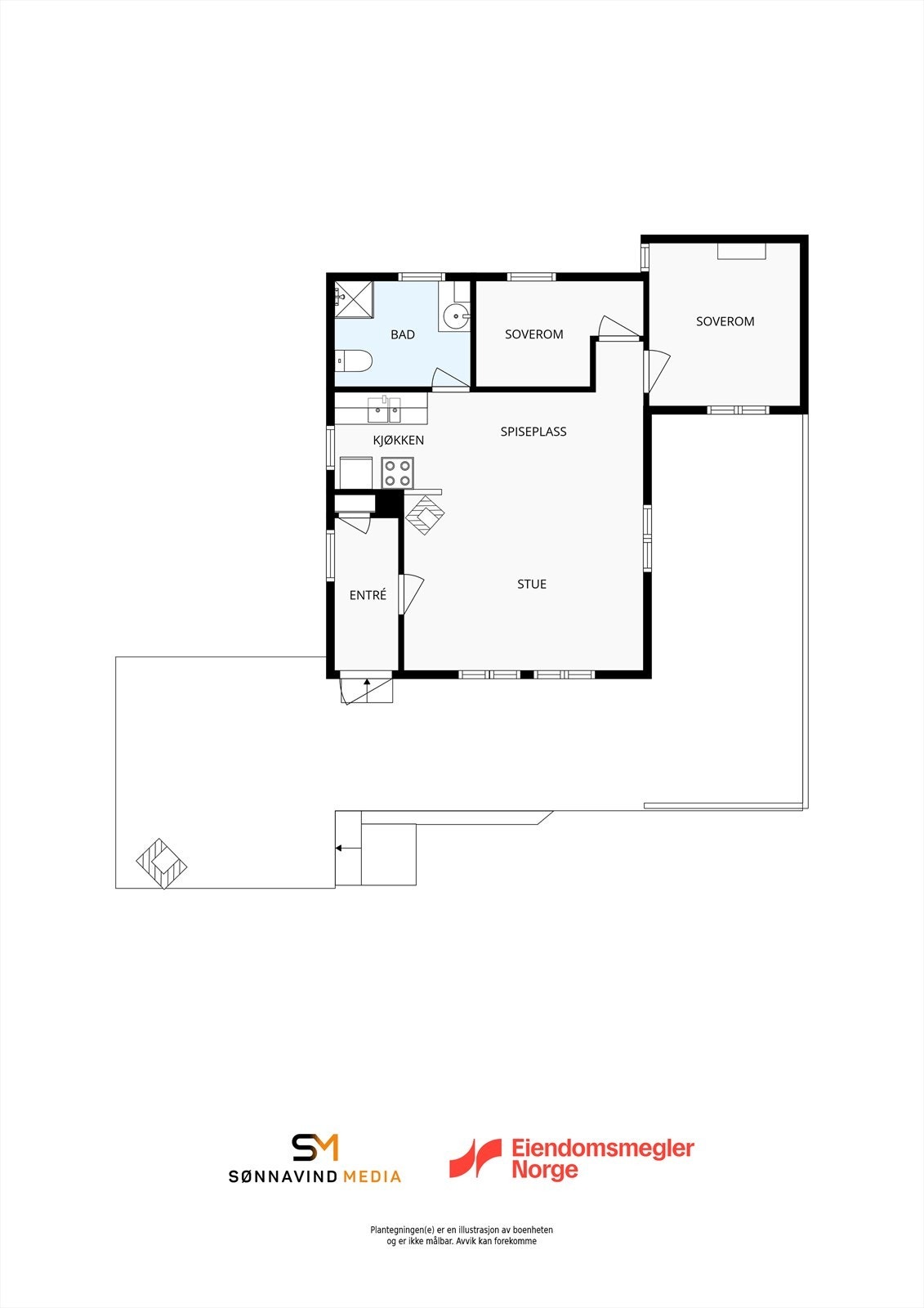 Plantegning Galleribilde