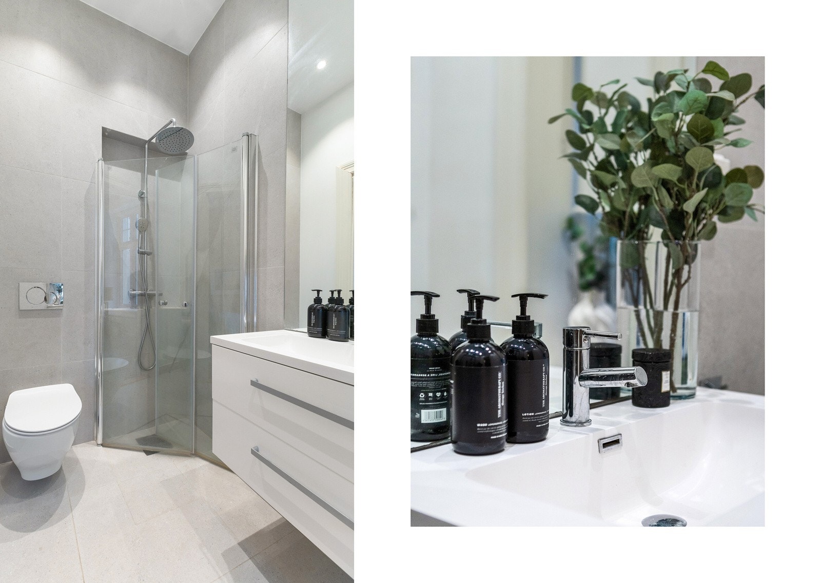 Private baderomsfasiliteter tilknyttet rommet ? sjelden og praktisk. Galleribilde