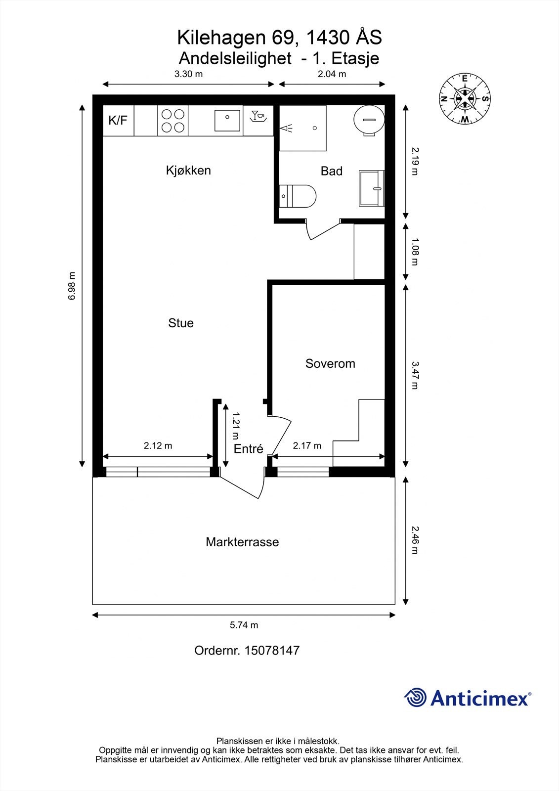 Plantegning Galleribilde
