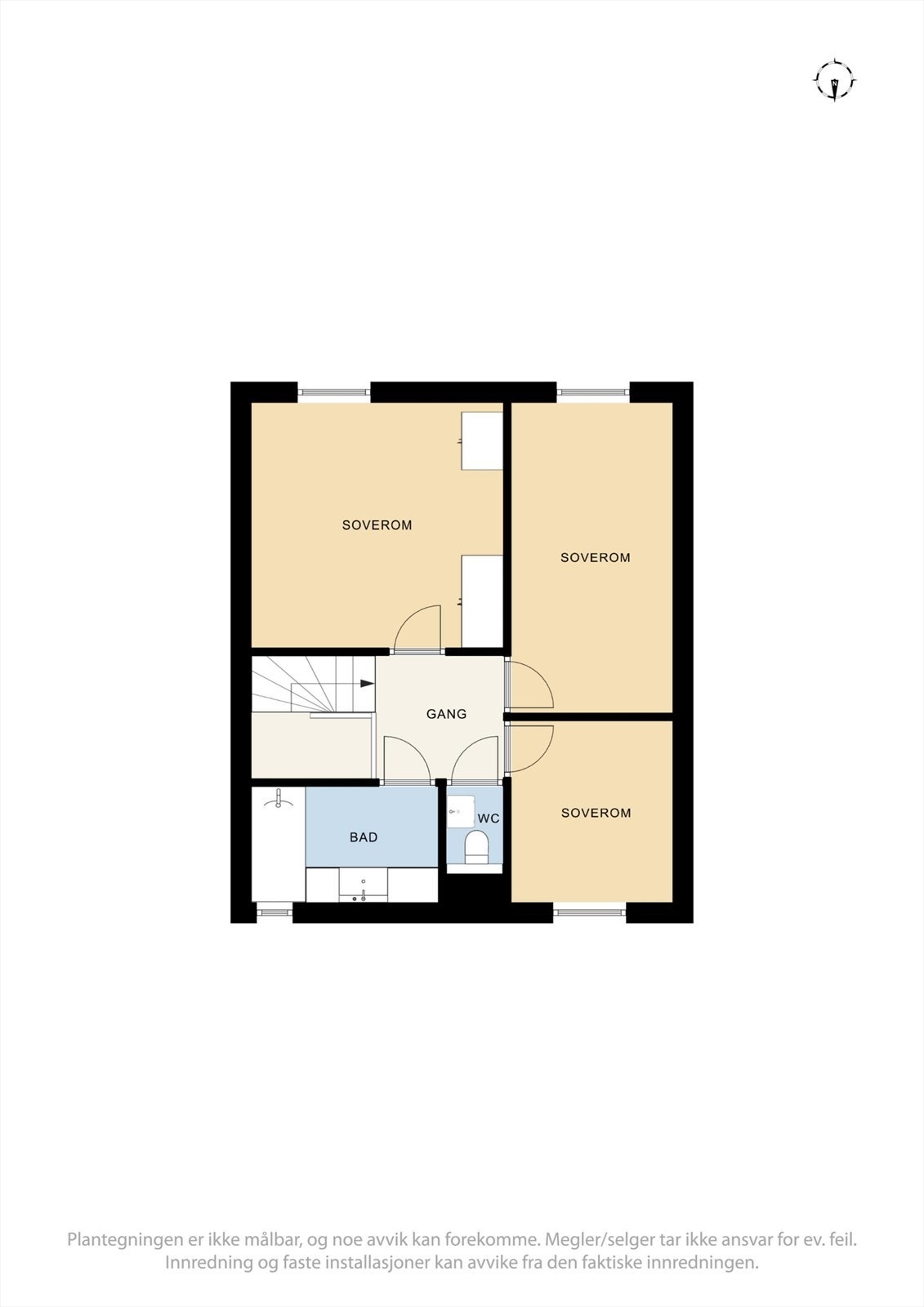 Plantegning 2. etasje Galleribilde