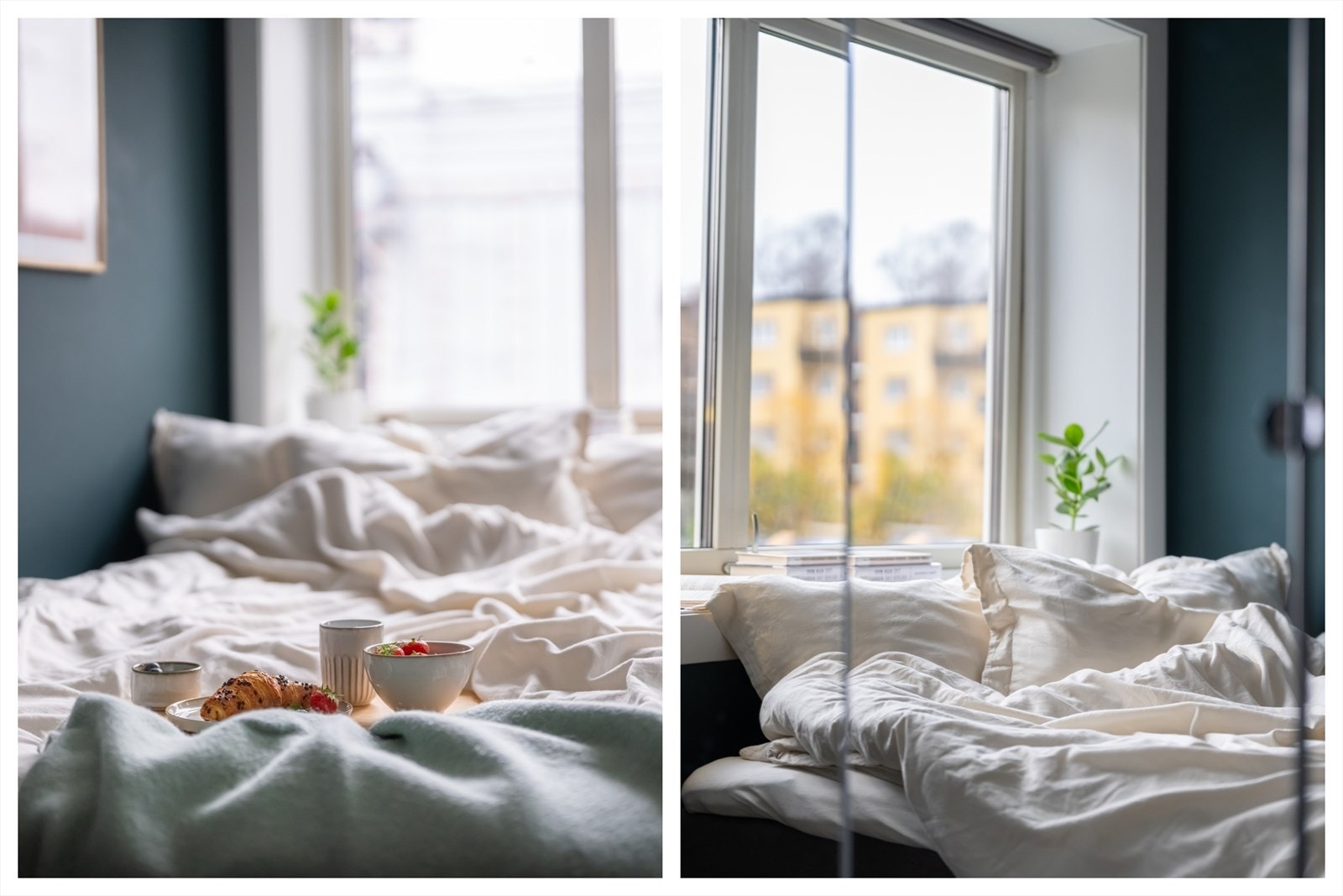 Hele leiligheten i sin helhet er vendt inn mot stille bakgård Galleribilde