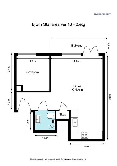 Bod i kjeller på 4kvm Galleribilde