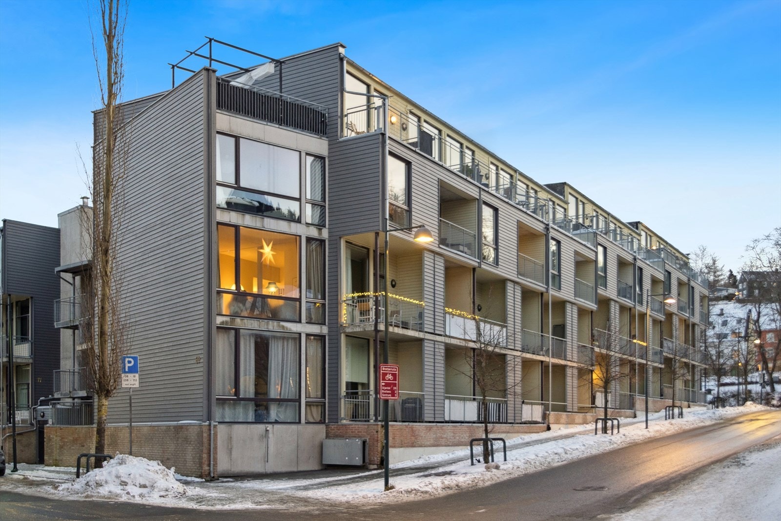 Et leilighetskompleks fra 2004. Galleribilde