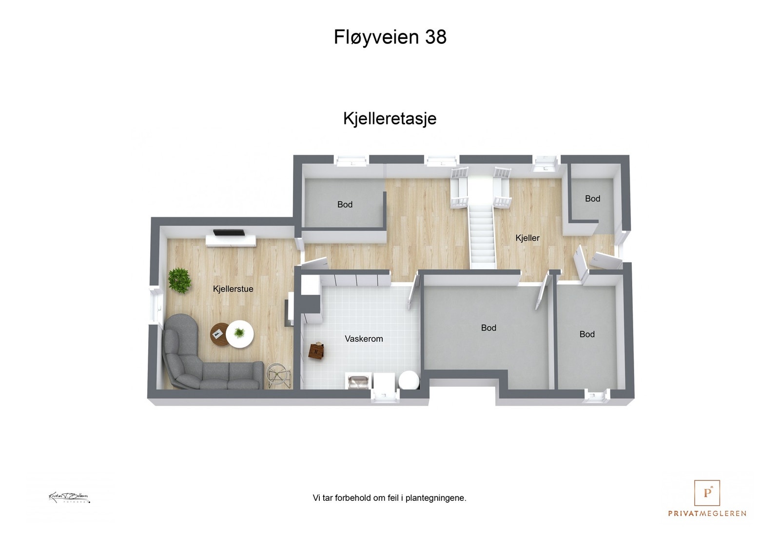 Plantegning kjeller Galleribilde