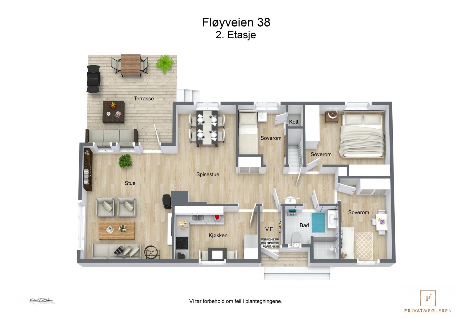 Plantegning hovedetasje Galleribilde