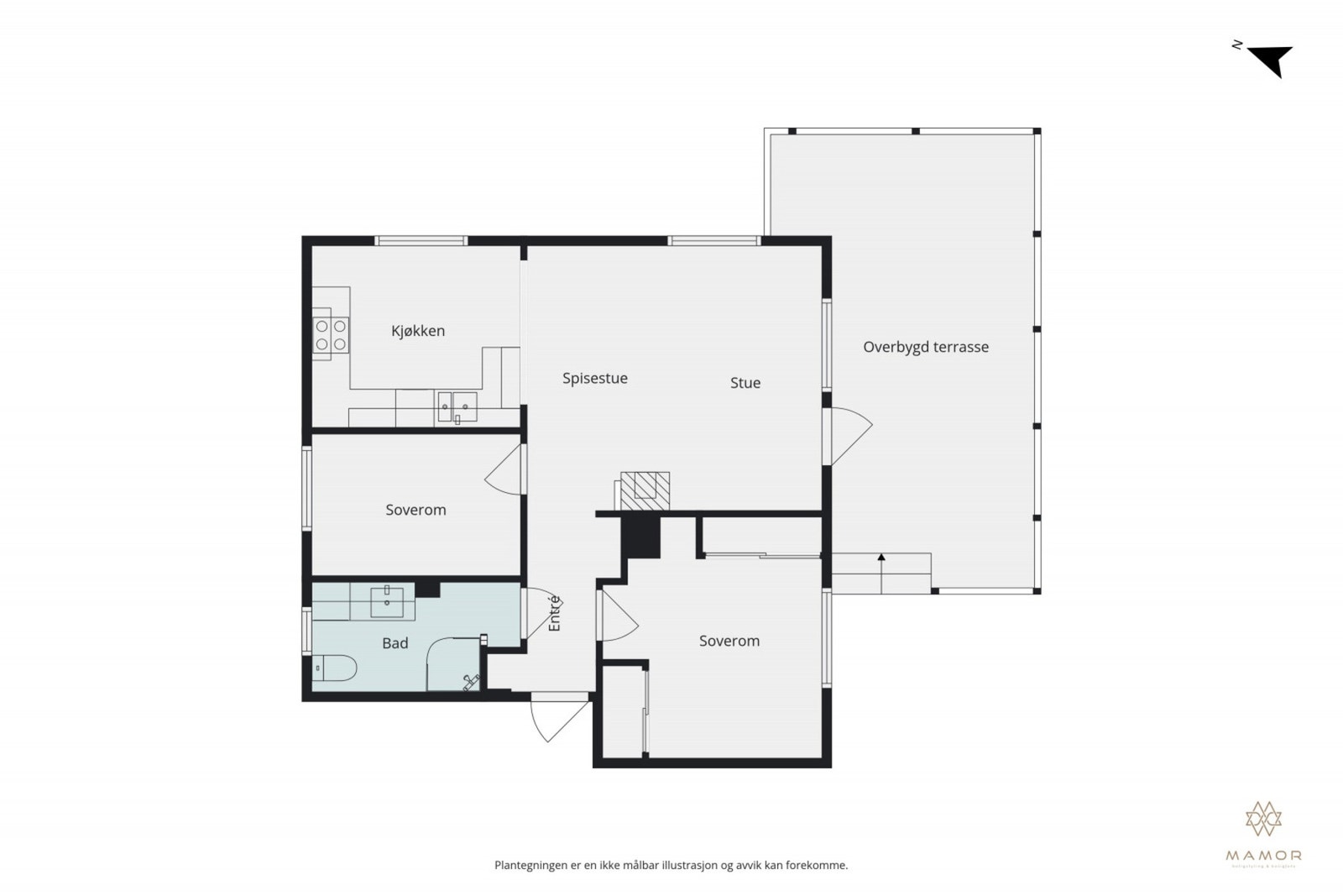 Plantegning. Galleribilde