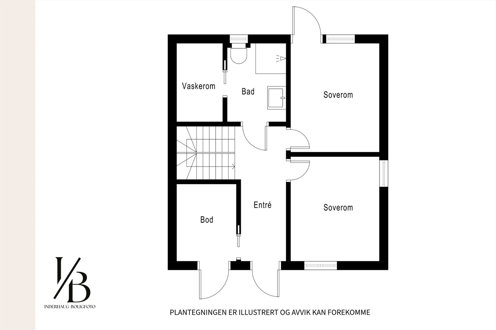 Plantegning 1. etasje. Galleribilde