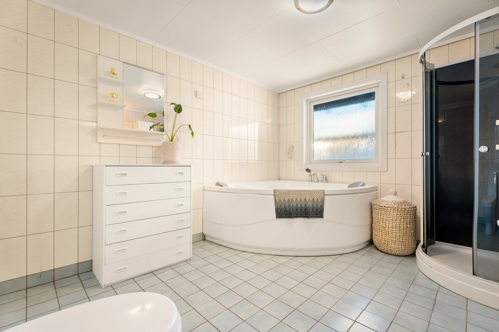 Man har også muligheten til å velge mellom bad og dusj. Galleribilde