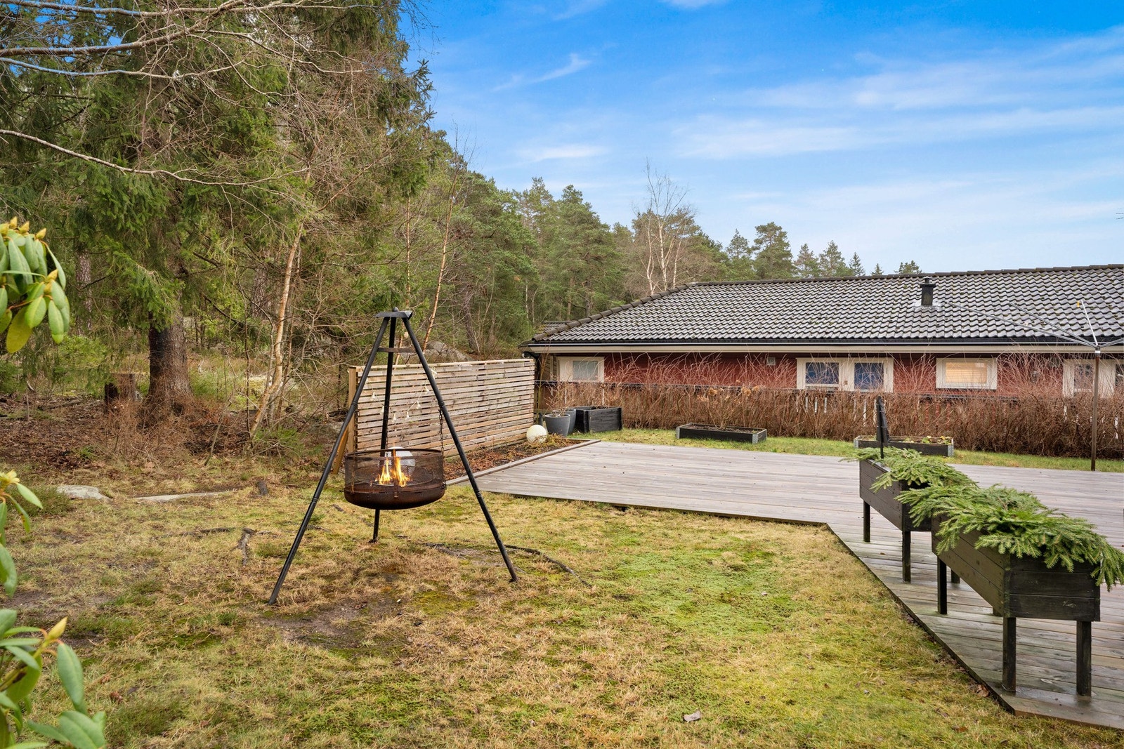 Her kan man nyte både varme og kalde perioder. Galleribilde