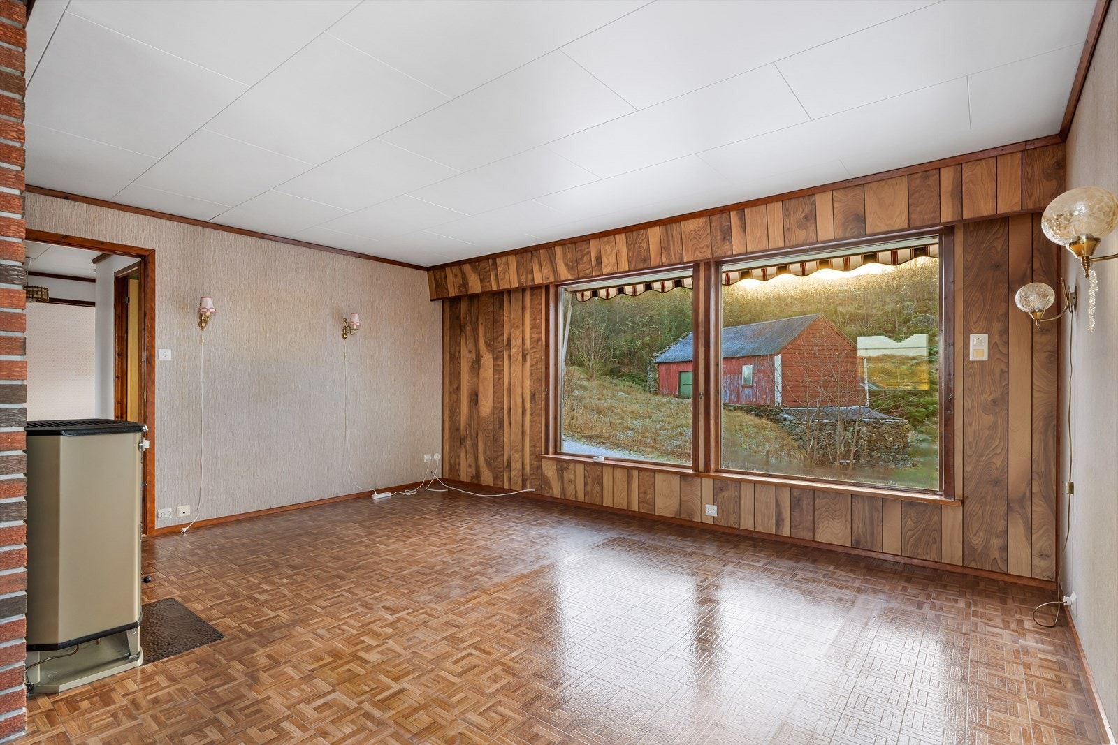 Stuen er av god størrelse, nesten 30 kvm. Galleribilde