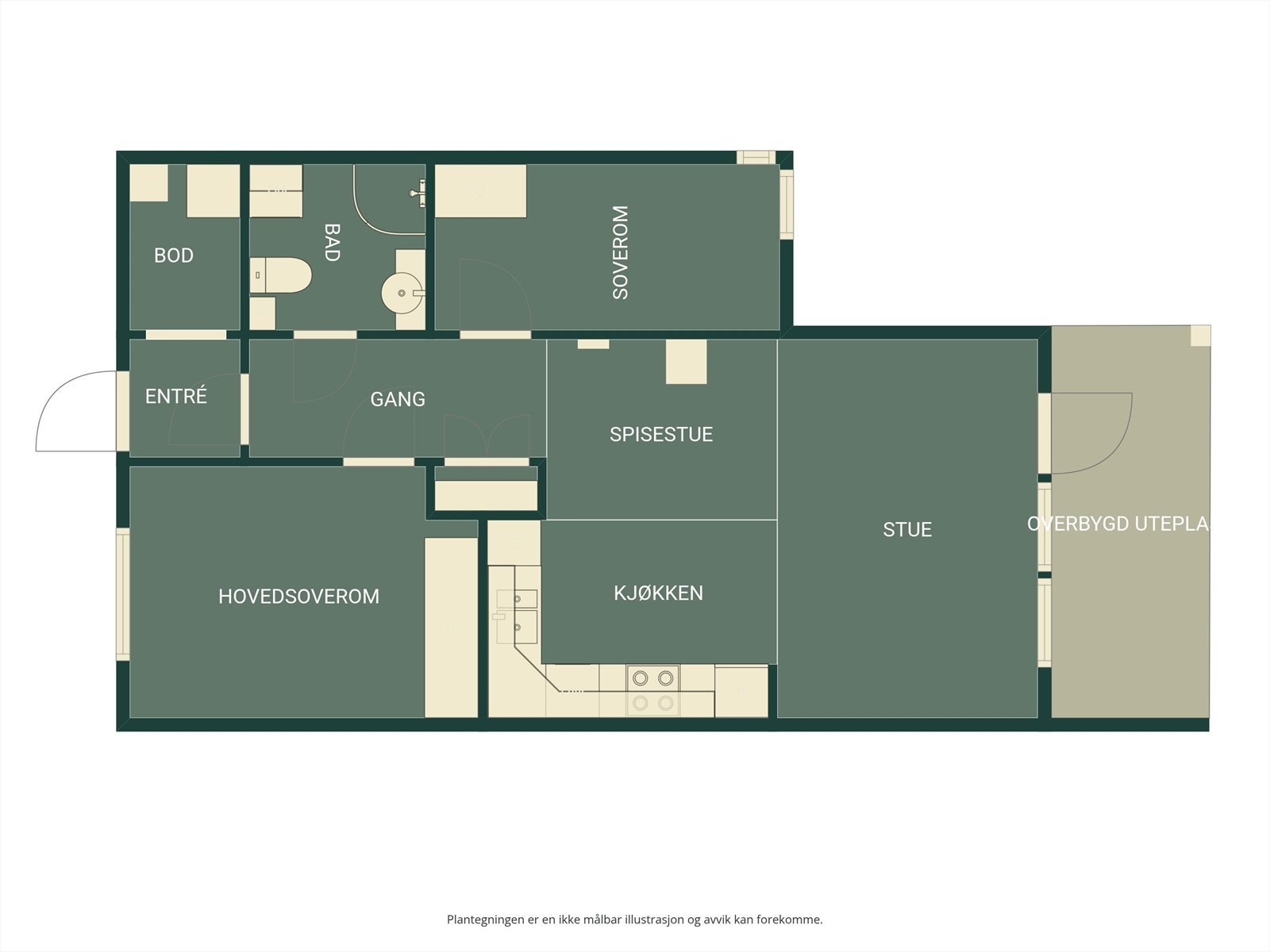 Plantegning Galleribilde