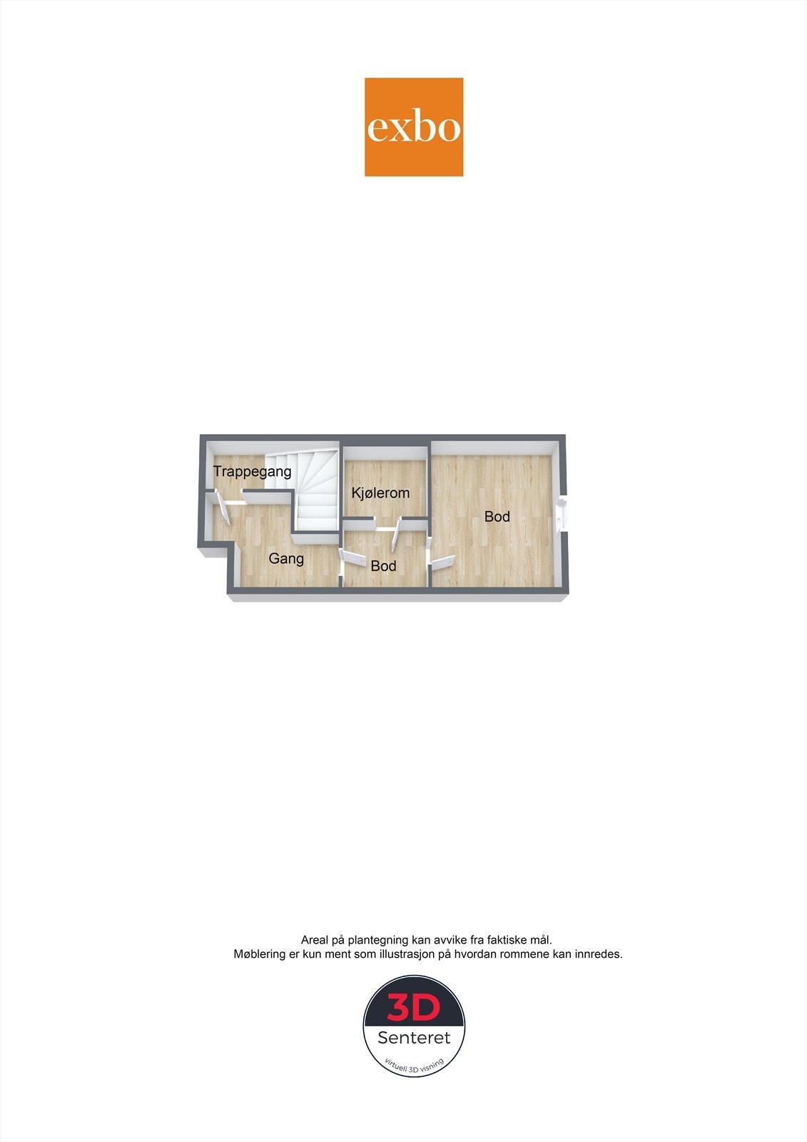 Plantegning kjeller. Galleribilde