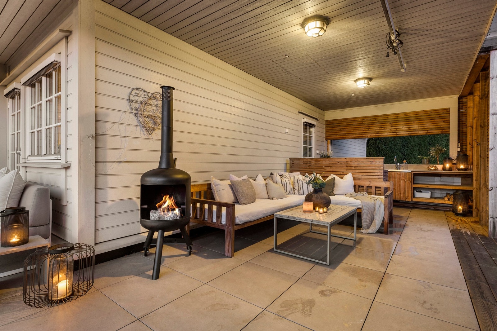 Lun kveldsstemning Galleribilde