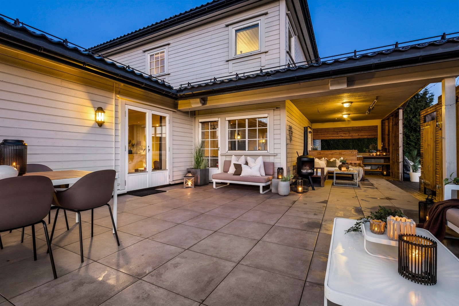 Lun kveldsstemning Galleribilde