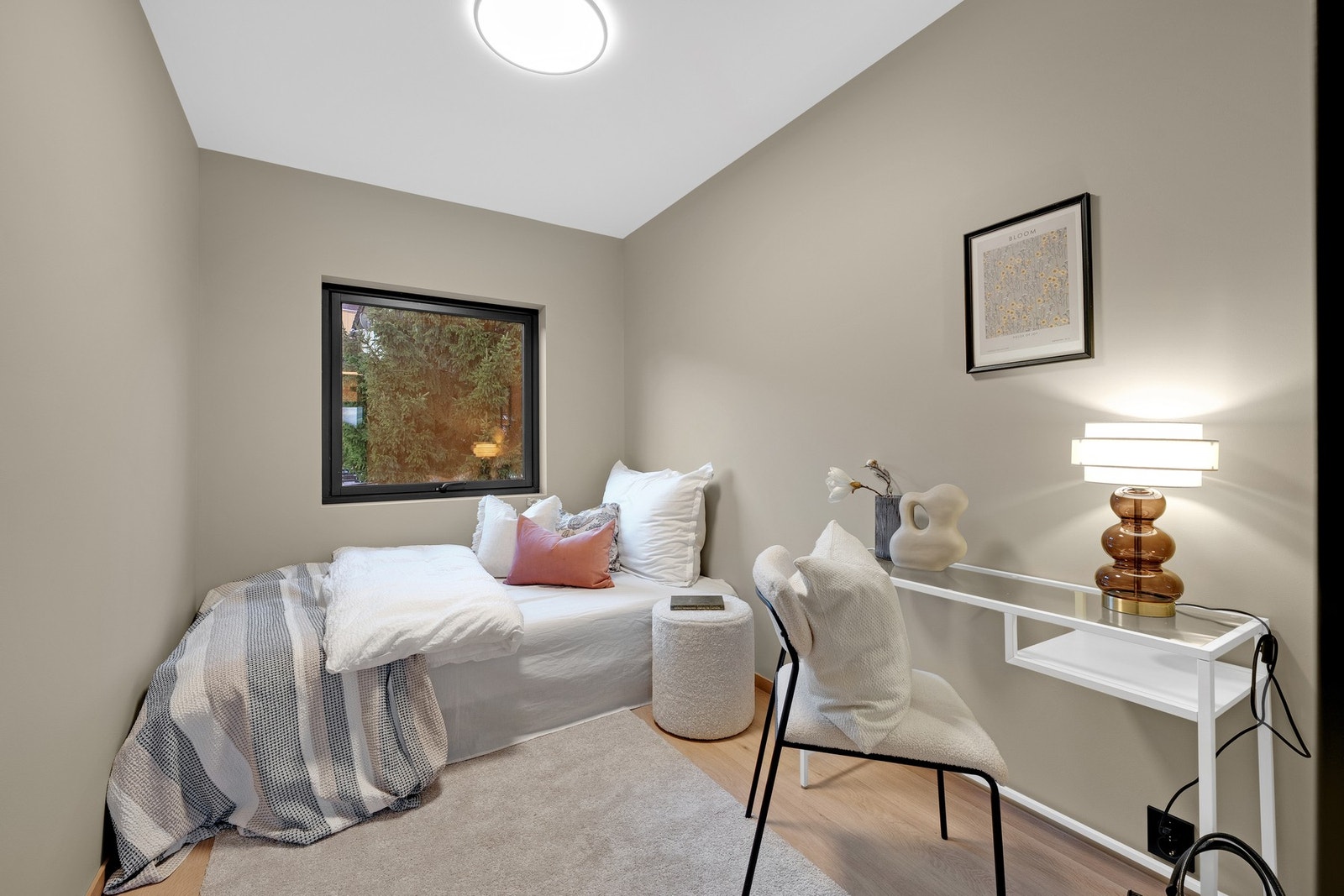 Leilighetens andre soverom er 7 kvm. Galleribilde