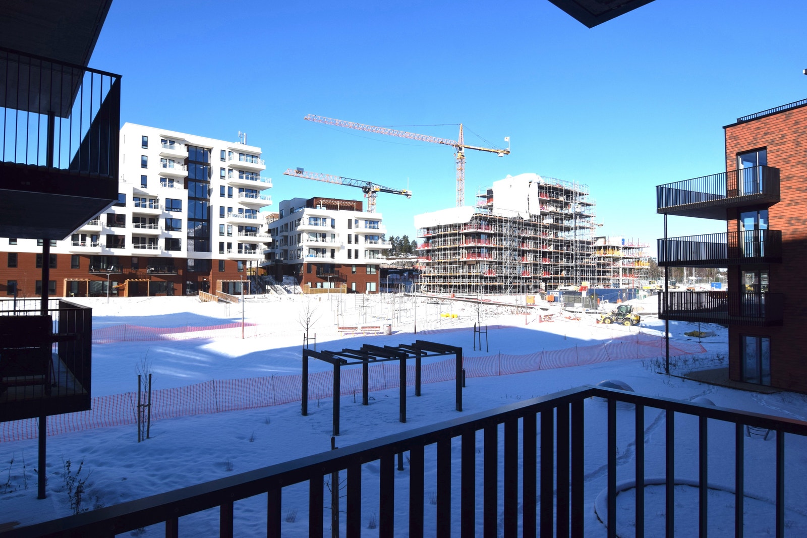 Utsikt fra balkong. Galleribilde