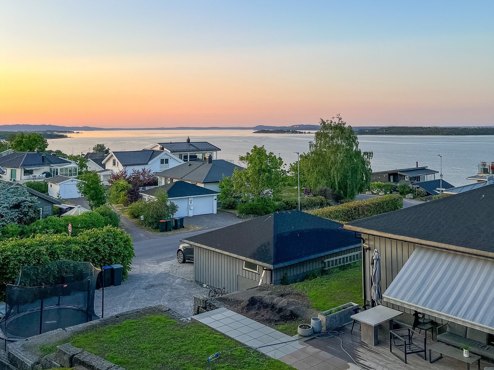 Utsikt innover Oslofjorden mot Hurum Galleribilde